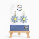 BLUE DAISY GOLD HOOK