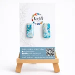 MARBLE RECTANGLE STUD