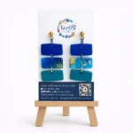 BLUE, AQUA AND GOLD RECTANGLES