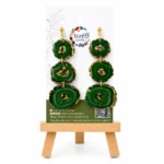 TRIPLE GREEN AGATE DROP