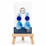 TURQUOISE, BLUE AND MARBLE PEBBLES